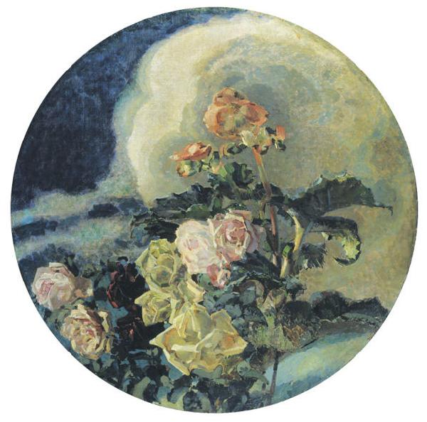 Mikhail Vrubel Yellow Roses, oil painting image